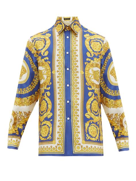 versace silk shirt replica|Versace silk shirts for cheap.